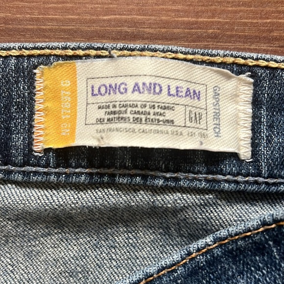Gap Jeans Dark Wash Faded Style 30 - Picture 4 of 4